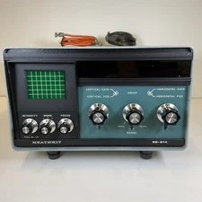 Heathkit SB-614 Monitor Modulation Station and Oscilloscope - Used-POWERS ON