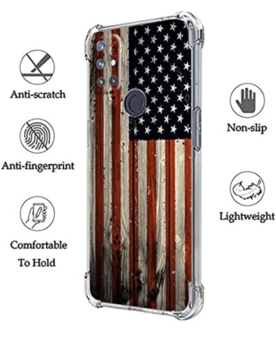 American Flag One Plus Nord N100 5G Phone Case USA - Picture 3 of 5