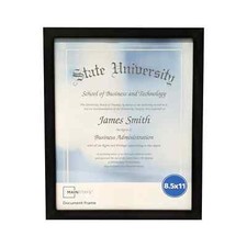 Mainstays 8.5 x 11 Black Document Frame Free ...