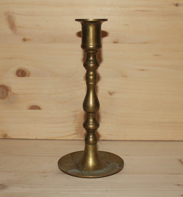 Vintage hand made brass candlestick eBay
