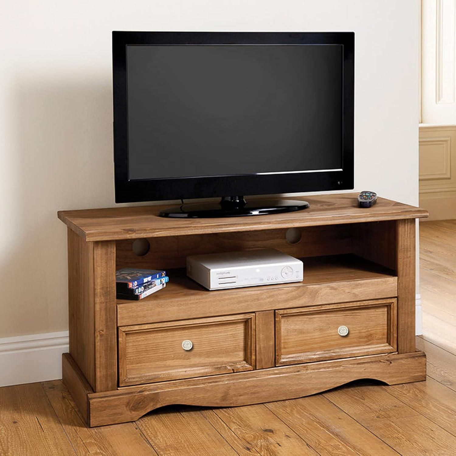 Uenhoy 5 Pcs Vintage Rose Drawer Knobs - Antique Rose Flower Cabinet Knobs for D