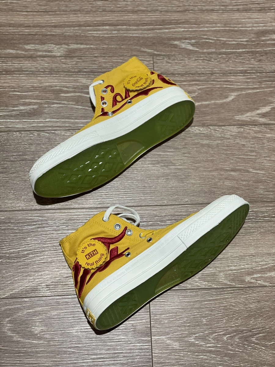 Kith coca cola top converse yellow