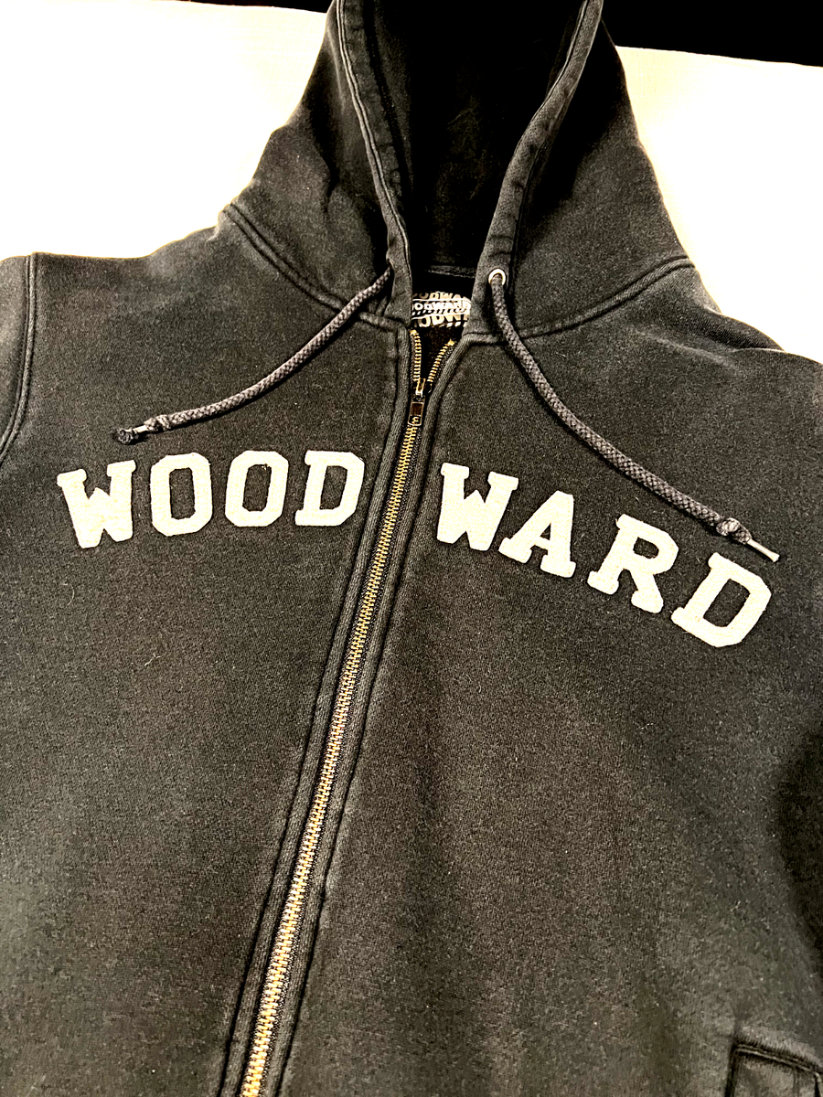 Vintage 00s - Woodward Camp - Heavyweight Hoodie - Full Zip Black 