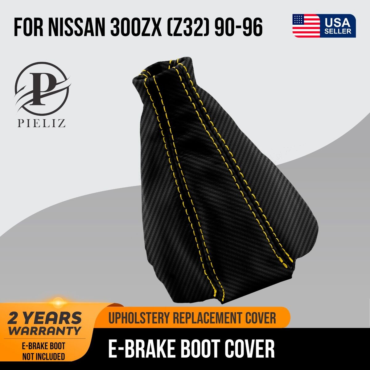 E Brake Boot Cover PVC Carbon for Nissan 300ZX (Z32) 90-96