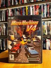MICRO MACHINES V4 MICROMACHINES VIDEOGIOCO PC BUONE CONDIZIONI COMPLETO ITA