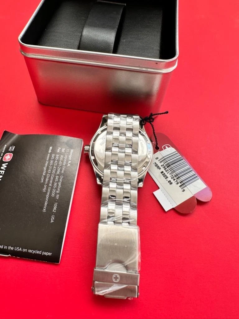 7247X Wenger Swiss Made Military Stainless Steel Watch Water