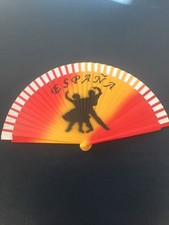 Spanish hand fan, double sided
