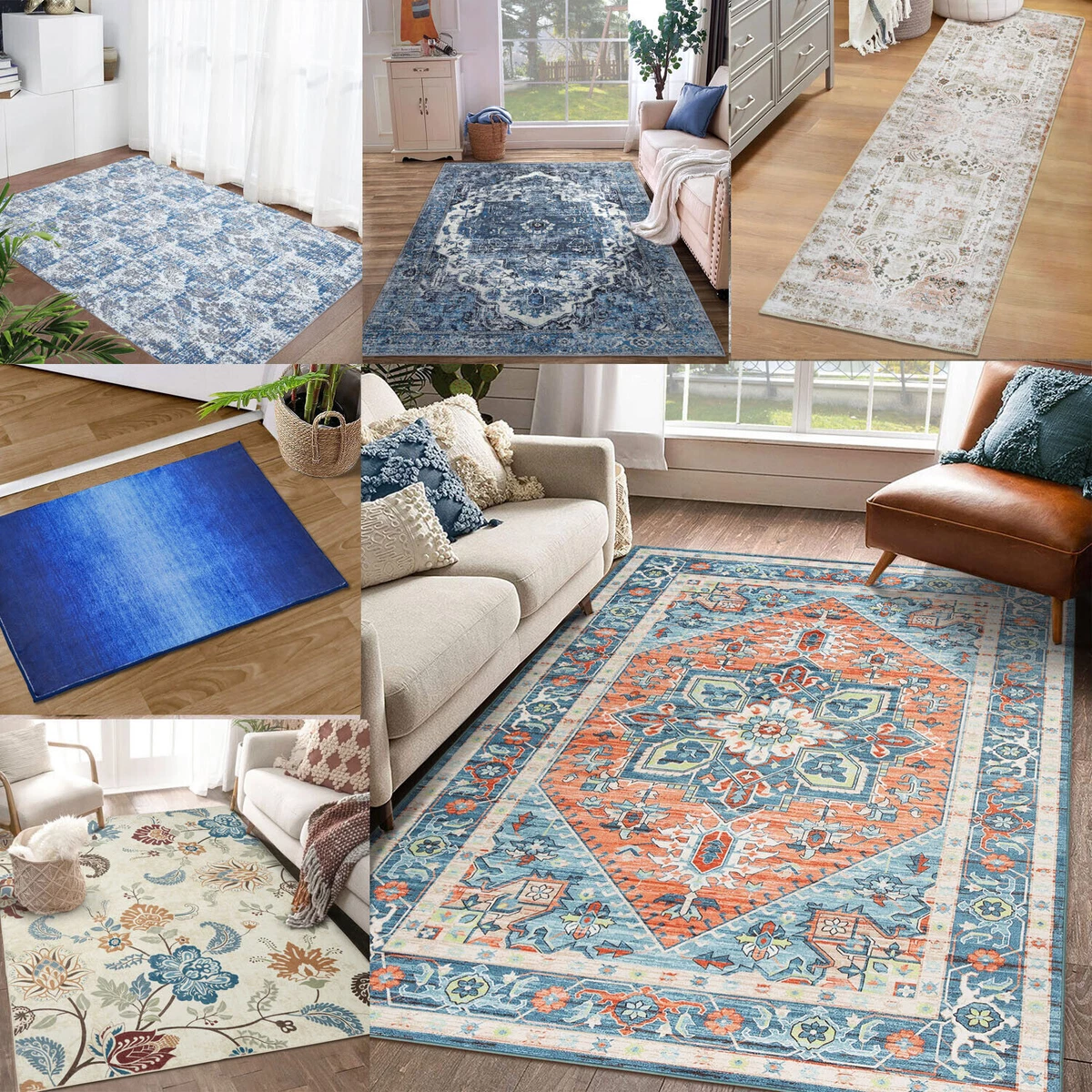 Machine washable area rug online