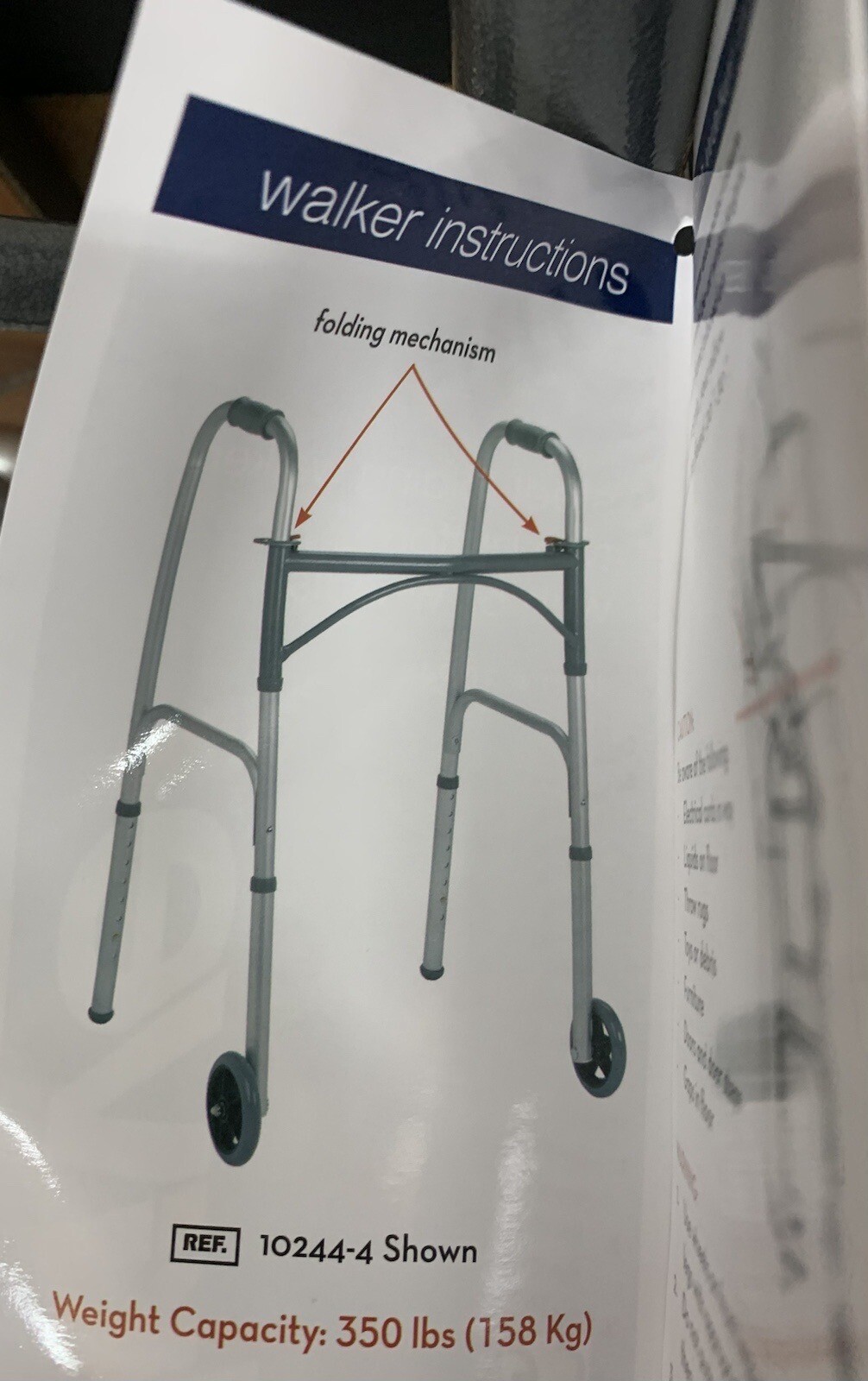 Drive складной ходунки 10244-4 новый