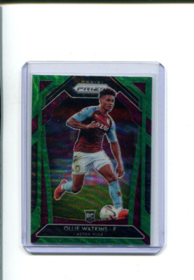 2020-21 Prizm Premier League Green Wave Prizm Ollie Watkins Rookie