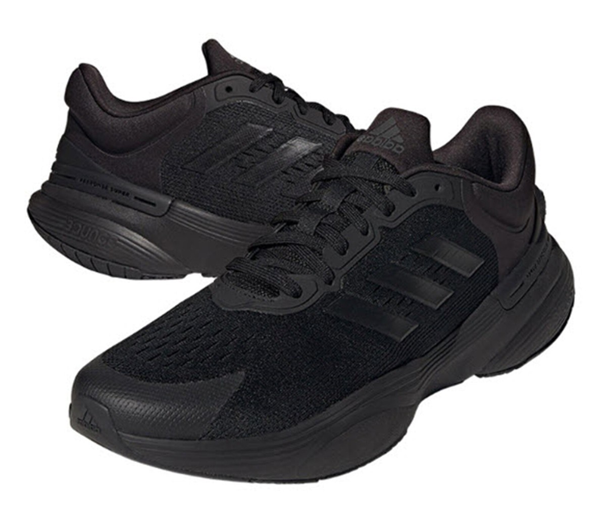 Adidas Men Response Super 3.0 Shoes Sneakers ALL-Black Training