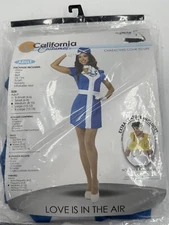 California Costumes Flight Attendant Love Is In The Air, Women's Size M