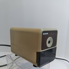 Vtg Boston Electric Pencil Sharpener Model 18 Made In USA 296A Tested WORKS!