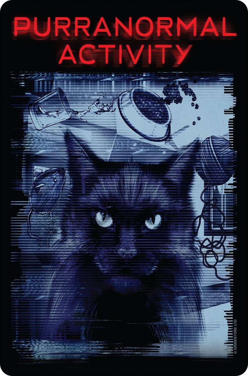 Purranormal Activity Greet Tin Card