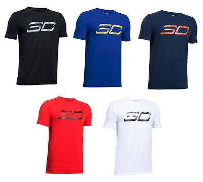 UNDER ARMOUR SC30 BOY'S LOGO TEE SHORT 