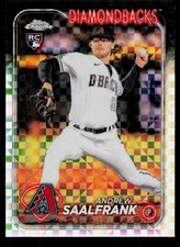2024 Topps Chrome - X-Fractor #178 Andrew Saalfrank (RC) Diamondbacks Rookie