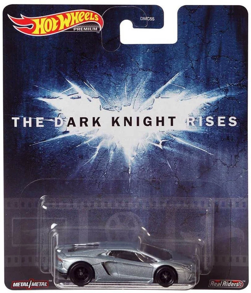 Lamborghini Aventador Coupé Batman Dark Knight Rises Retro 1:64 Hot Wheels GJR43