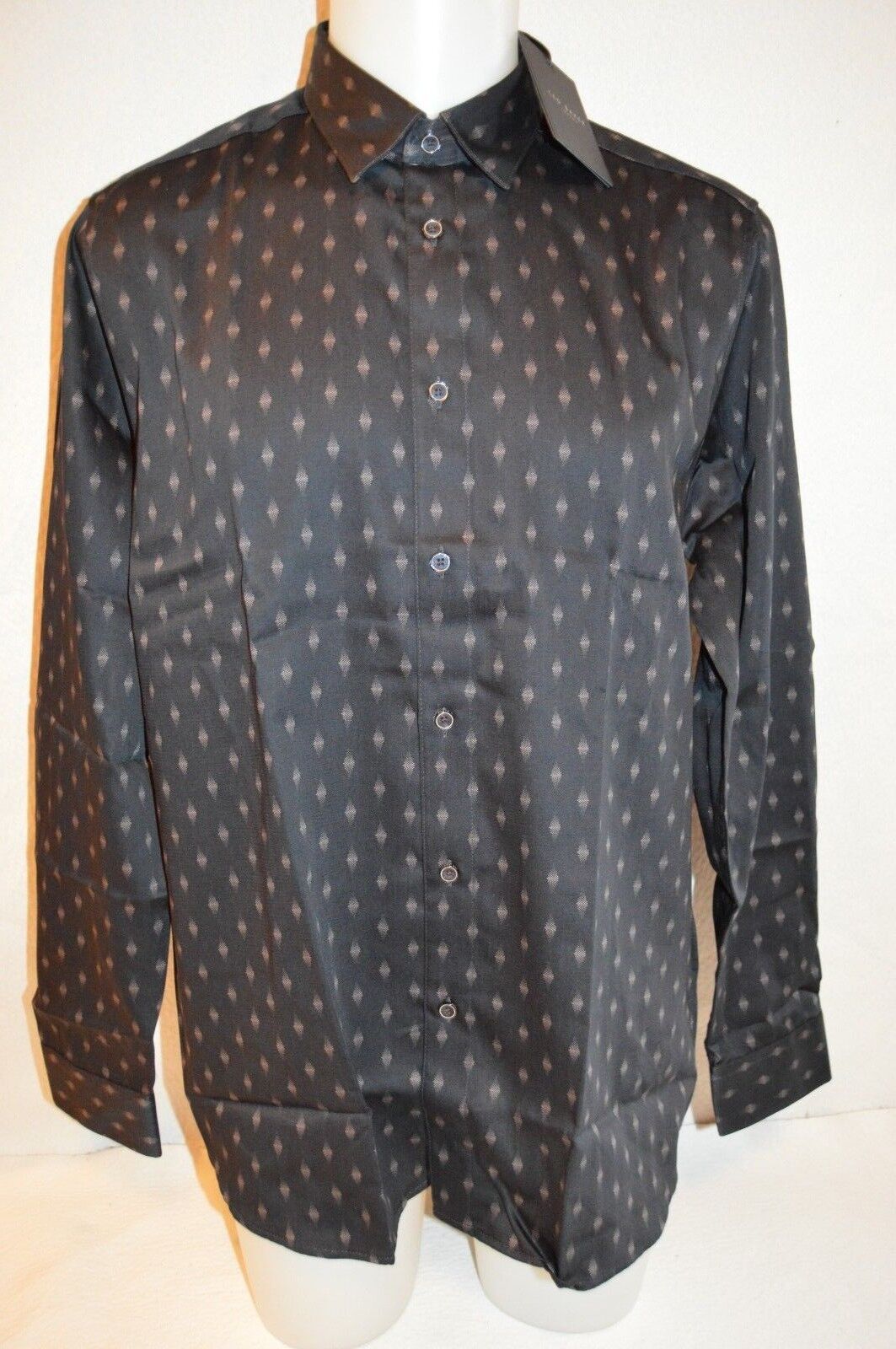 Ted Baker Hutspa Diamond Dot Regular Fit Button-Down Shirt