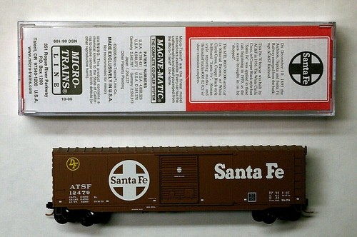 MTL S Micro-Trains Special Run 6.109 Santa Fe ATSF 12479 Bx-70 vagón de carga de 50 pies | Zustand: New