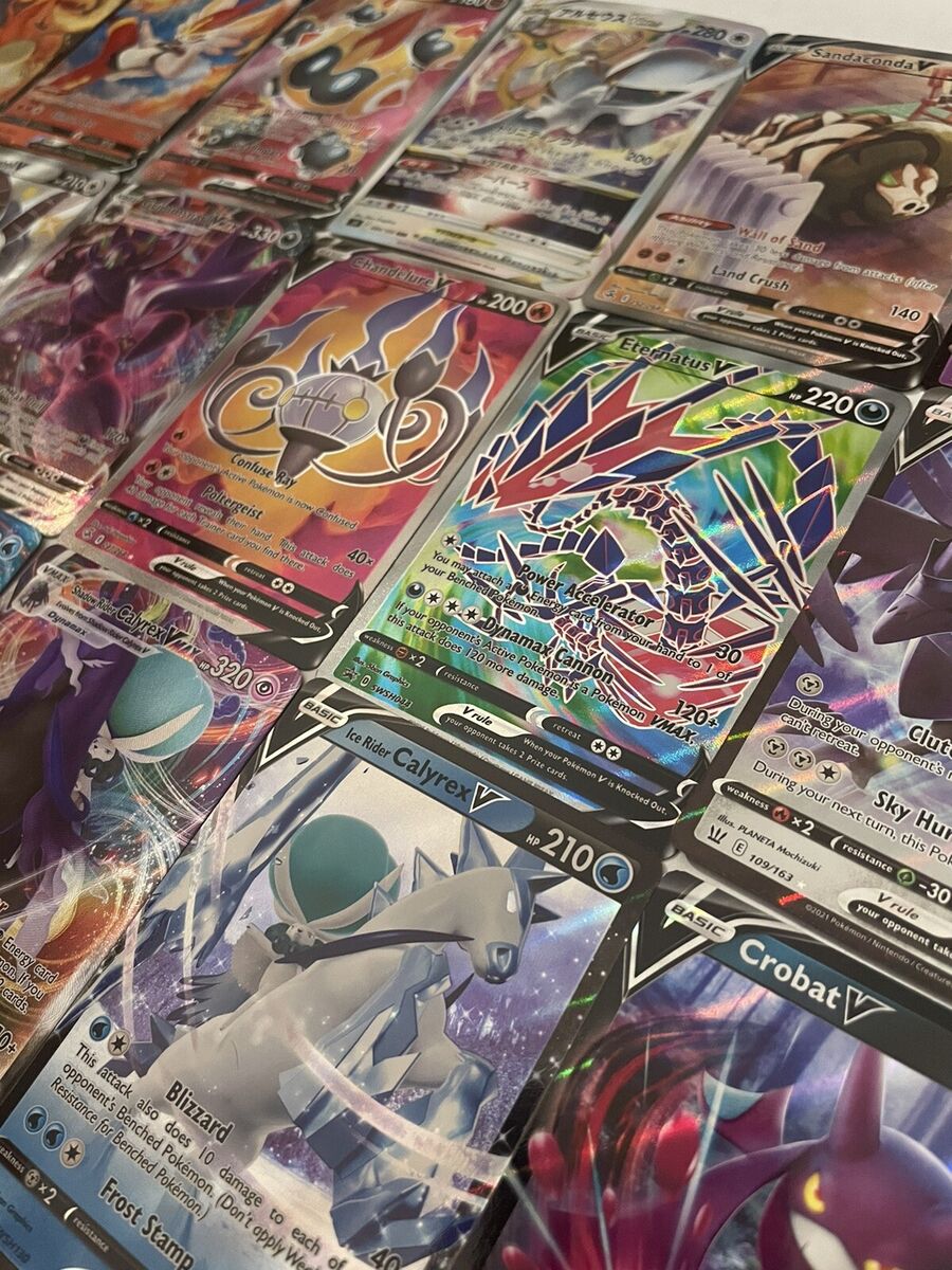 Kit 30 Cartas Pokémon GX/EX/Vmax/V/Lendarios /Megas rainbow