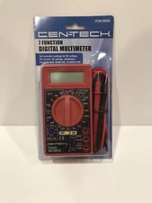 Lot of 10 - Brand New Cen-Tech 7 Function Electric Digital Multimeter Tester