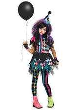 Fun World Girls Twisted Circus Clown Costume X-Large 14/16