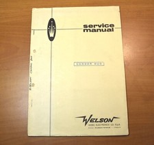WELSON Condor Duo Original Service Manual Schematic Diagrams Schematic Schematic