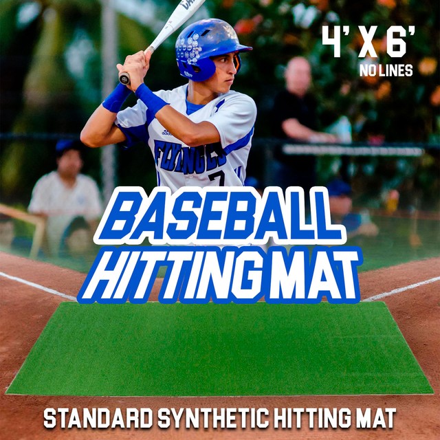 Premium Baseball Hitting Stance Mat 6 feet x 4 feet eBay