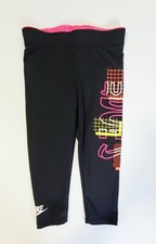 Nike Little Girls Create Leggings Black Sz 6X - NWT