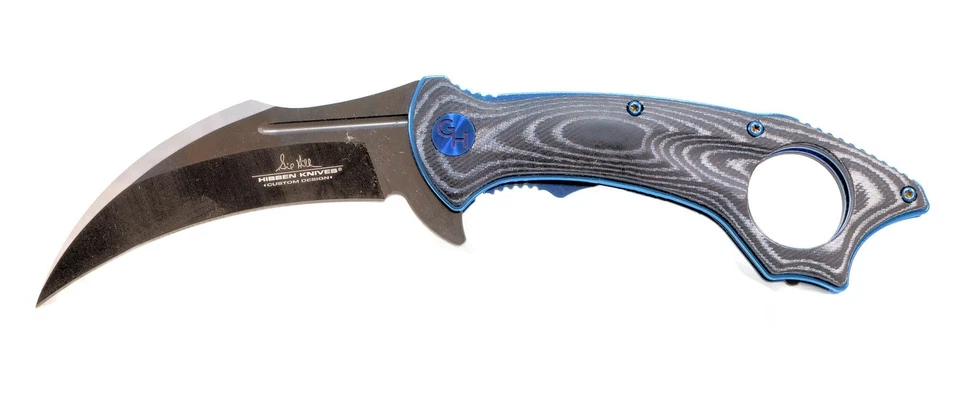 Hibben Warbird Folding karambit Tactical knife - Fast Ball Bearing Blade GH5103 - Image 2 of 3