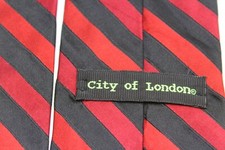  3138 CITY OF LONDON MEN'S TIE 100 SILK MADE IN USA