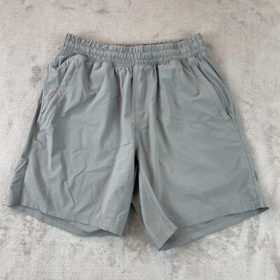 Barbell Apparel Phantom Shorts Men Small Gray Drawstring Zip Pockets Active Gym