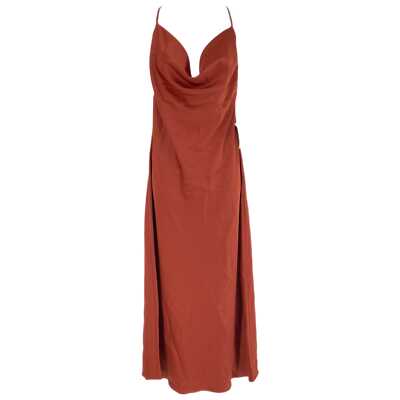 wayf red dress Wayf Women's Hampton Tiered Midi Dress - Red