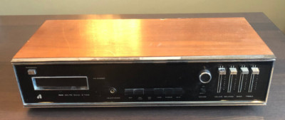 Rare Vintage 8 Track Player/ AM/FM /Phono Aux Input- Arvin 80L77-18 Please Read