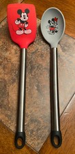 Disney Mickey  Minnie Mouse Kitchen Utensil Silicone/Stainless Spoon  Spatula