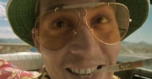 Las Vegas Fear and Loathing orange Gläser Sonnenbrille Brille Hunter S. Thompson - Bild 3 von 3