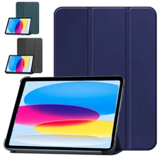 For Apple iPad 10th Generation Flip Case Folio Leather Shockproof Smart Cover