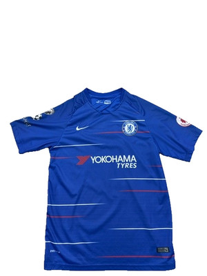 Nike Chelsea Hazard Home Jersey M Blue Soccer