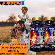 Herbal Dietary Supplement Celulas Madres Plus  2 Bottles / 120 Capsules