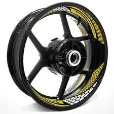 For Suzuki Katana GSX 600F 89-06 05 Motorcycle Inner Rim Sticker B01B Yellow