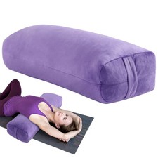 Yoga Bolster Pillow, Rectangular Bolster for Restorative Yoga  Meditation, P