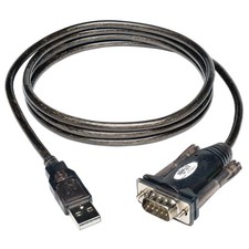 Tripp Lite by Eaton U209-000-R USB A-Male to RS-232 DB9-Male Serial Adapter