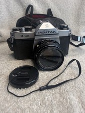 ASAHI Pentax K1000 35mm SLR Film Camera SMC Pentax-M 1:2 50mm Lens Battery Pouch