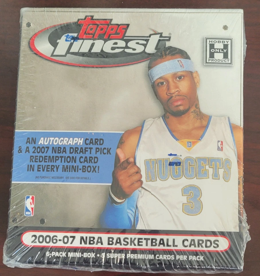 2006/07 TOPPS FINEST NBA BASKETBALL 1 MINI HOBBY BOX - Image 2 of 4