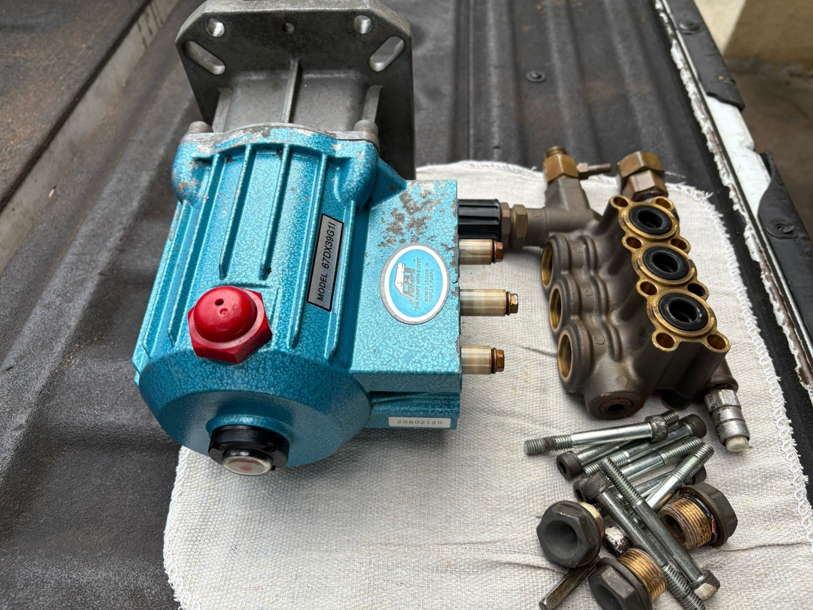 Cat Pumps 67DX39G1I Direct Drive 3.5GPM 4K PSI *PARTS/REBUILD* Pressure Washer