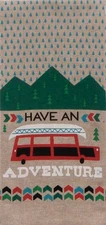 Kay Dee Designs Southwest Sun HAVE AN ADVENTURE Chambray Cotton Tea Towel NEW