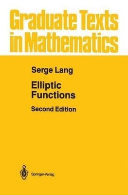 Serge Lang Elliptic Functions (Hardback) (UK IMPORT)