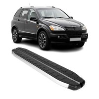 Schweller Seitenbretter Trittbretter FüR Ssangyong Kyron 2005-2015 Alu Schwarz