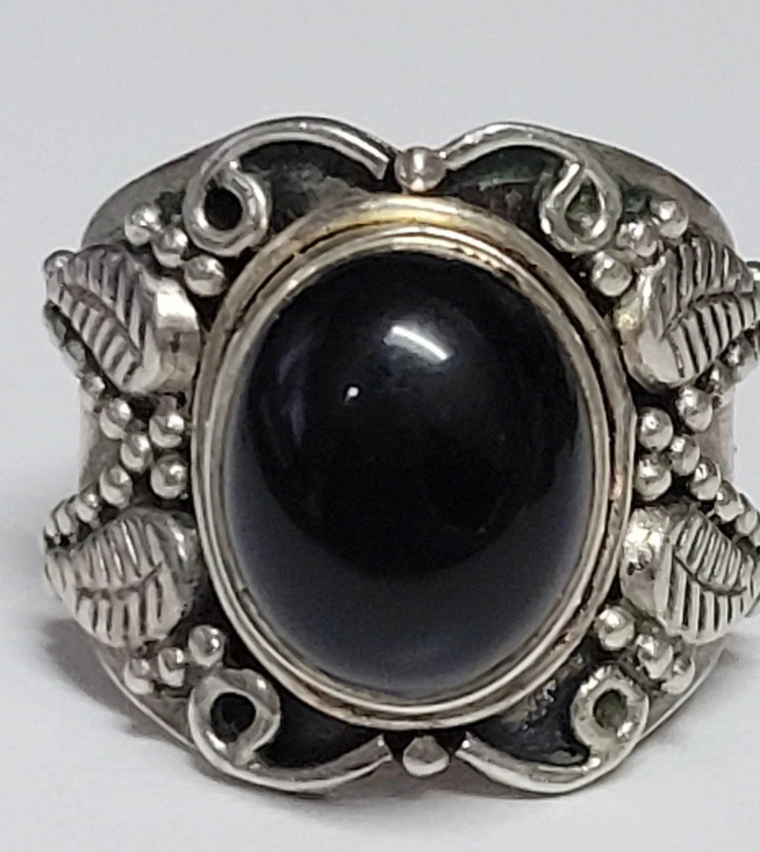 Onyx Sterling Silver Handcrafted Rings for sale | eBay