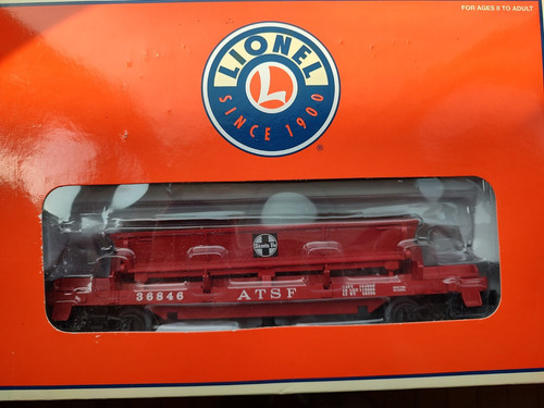 Coche de volteo de carbón Lionel 6-36846 Santa Fe con camiones fundidos a presión (bueno)  | Condition: Used